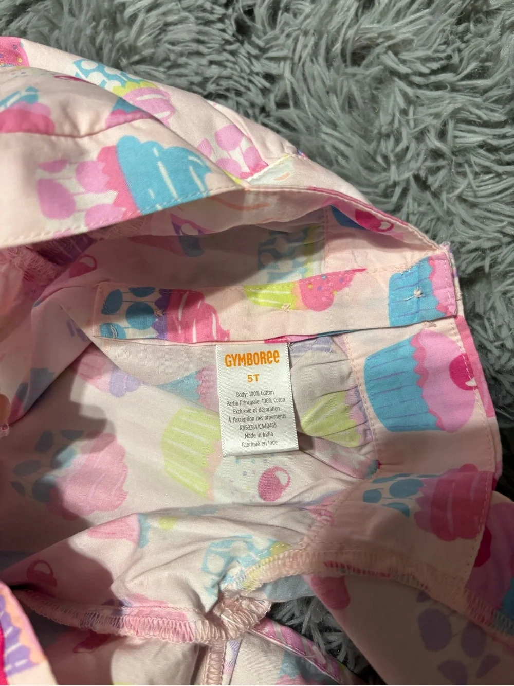 NWT Gymboree Pastel Cupcake Print Top